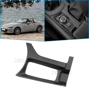 Matte Carbon For Mazda MX-5 Miata 2016-24 Console Multimedia Switch Button Cover - Picture 1 of 15