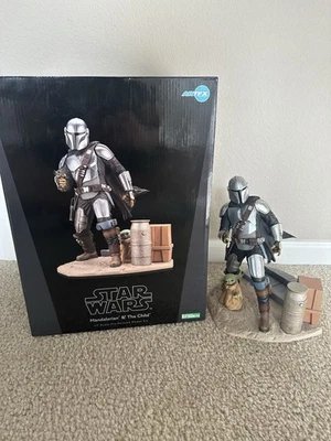 KOTOBUKIYA El Mandaloriano y el Niño ArtFX Estatua de PVC Foto 1 de 4