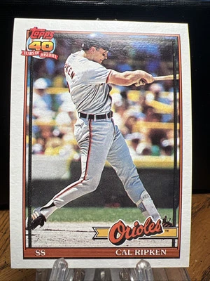 1991 Topps Cal Ripken Jr Cal Ripken #150 Salón de la fama Foto 1 de 2