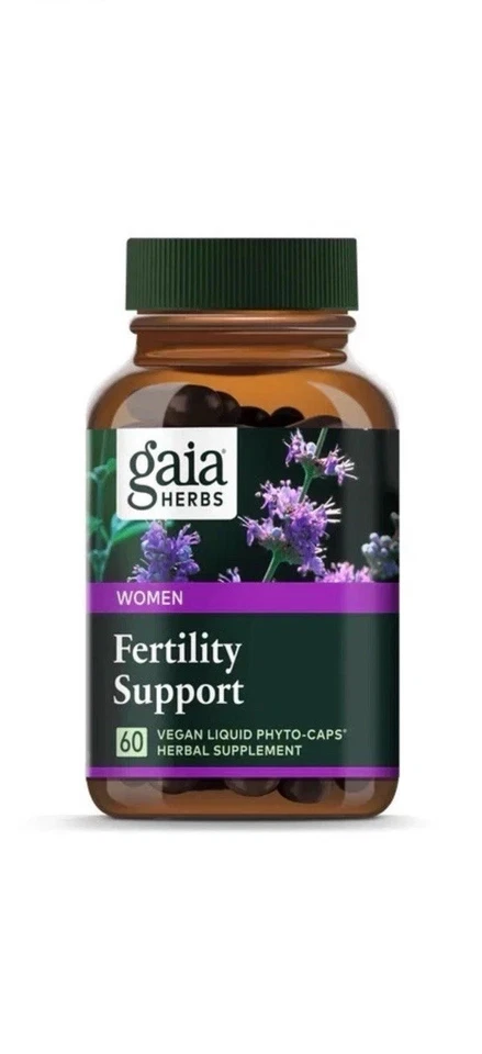 Soporte de fertilidad Gaia Herbs 60 fitocápsulas fecha de caducidad es 3/2027 Foto 1 de 2
