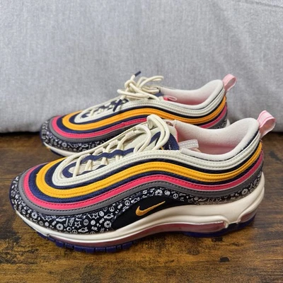 NIKE AIR MAX 97 (GS) REGENCY PÚRPURA-LÁSER NARANJA TALLA 6.5Y WMN 8 CI9929-500 Foto 1 de 4