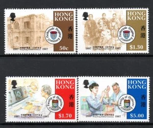 JUEGO 4 CENTENARIOS MÉDICOS HONG KONG 1987 COMO NUEVO NUNCA CON BISAGRAS [#5429] - Imagen 1 de 1