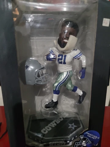 Ezekiel Elliott Dallas Cowboys Removable Helmet Bobblehead NFL Football Cover
