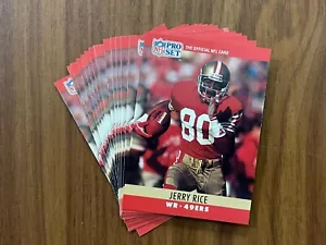 1990 Pro Set (20) JERRY RICE #295 cards LOT 49ERS - NM/MINT+ *HIGH GRADE* - Picture 1 of 1