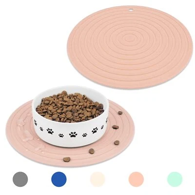 Коврик для корма домашних животных для собак и кошек плацебо 2 шт. коврик для предотвращения приема пищи и воды ов... - Изображение 1 из 4
