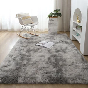 Luxury Fluffy Big Area Rug Modern Shag Rugs for Bedroom Living Room Many colors - Picture 1 of 23