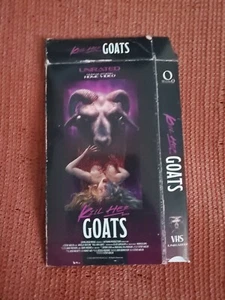 Kill Her Goats VHS 2022 Unrated Kane Hodder VHS SLEEVE ONLY NO MOVIE/VHS TAPE - Picture 1 of 2