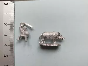 BOAR CAVALRY CHAOS DEEP DWARF / 15MM/18MM METAL MINIATURE P75 - Bild 1 von 1
