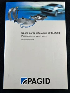 Pagid Spare parts catalogue 2003 2004 Passenger cars & vans catalog BMW Audi - Picture 1 of 15