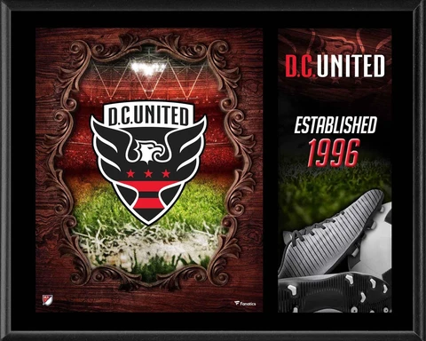 D.C. United Team Logo 12" x 15" Plaque Fanatics Authentic Certified Cover