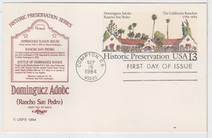 TurtlesTradingPost- Dominguez Adobe Postal Card 1984 #UX104 FDC Artmaster - Picture 1 of 1