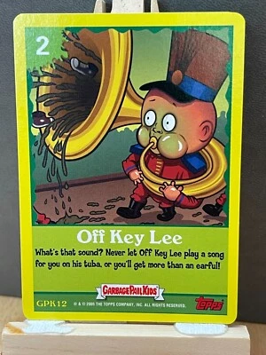 Garbage Pail Kids GPK 12 OFF KEY LEE #2 Trading Card Game Card GPK 2005 - Image 1 of 2