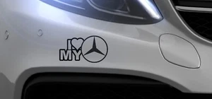 π **Eleva il tuo stile con gli Stickers "I Love Mercedes"!** π (2 Stickers) - Foto 1 di 8