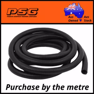 Corrugated Flexible Conduit per metre PA Black 10mm, 13mm, 15.8mm, 21.2mm OD - Picture 1 of 2