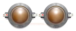 2 piezas Altavoz Neodimio Diafragma DE400 Repuesto Tweeter 44mm Bobina de Voz - Imagen 1 de 4