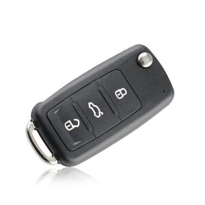 3 Tasten Auto Schlüssel Klappschlüssel Gehäuse für VW Golf Polo T5 Caddy Tiguan