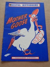 Ethel Revnell "Mother Goose" 1955 Bristol Hippodrome Panto Programme