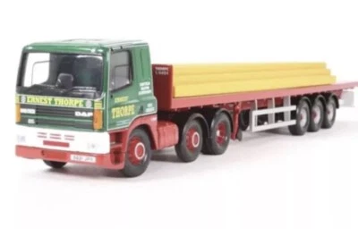Corgi CC11805 Leyland DAF 85 Flatbed & load Ernest Thorpe Transport. 1:50 scale - Image 1 of 3