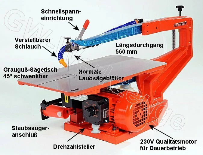 HEGNER Multicut-Quick Drehzahlregl. inkl. Sägeblätter und Innenschnittklemme - Bild 1 von 1