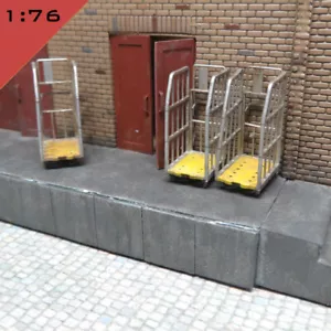 3x CONTENEDOR DE CORREO REAL YORK 1:76 OO Modelo Diorama Paisaje Miniatura - Imagen 1 de 8