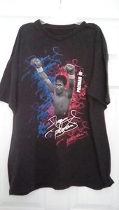 Vintage Manny Pacquiao MP Black T-Shirt Schwarz - Bild 1 von 2