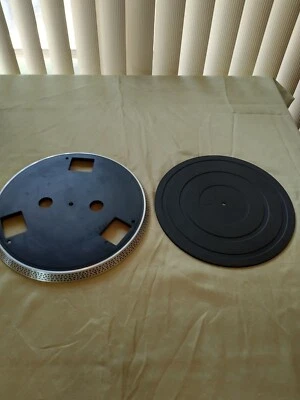 PLATO Y ALFOMBRILLA TOCADISCOS SONY PS-T20 PUEDE ADAPTARSE A OTROS MODELOS Foto 1 de 4