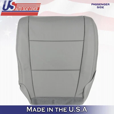 Cubierta de asiento de cuero sintético gris inferior para pasajero Honda Pilot 2014 2015 Foto 1 de 4