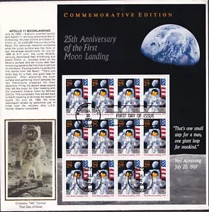 Scott #2841 Moon Landing (07/20/1994) Colorano Silk FDC Washington DC - Picture 1 of 1