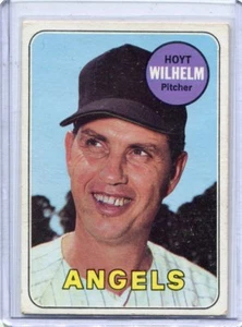 1969 Topps Baseball Card Hoyt Wilhelm HOF Pitcher Angels Near Mint # 565 - Picture 1 of 1