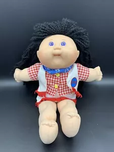 Cabbage Patch Doll Mattels First Edition Xavier Roberts Black Hair Blue Eyes CPK - Picture 1 of 10
