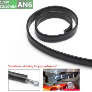 1M Heat Fire Sleeve Fire Braid Flame Heat Shield 3/8 ID: 10MM Fit AN6 Fuel Hose - Picture 1 of 9