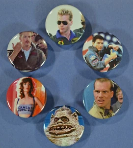 Top Gun Tom Cruise Goose Iceman Weird Science Kelly LeBrock 1,5" Pin Back Button - Bild 1 von 2