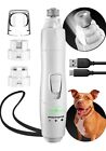 Dog Nail Grinder with LED Light, Rechargeable Dog Nail Grinder for Large Dogs, M