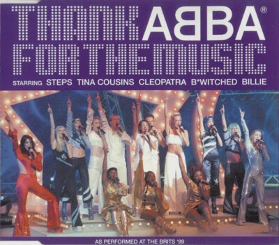 Steps Tina Cousins Billie - Thank Abba For The Music 3 Track CD Single - Image 1 of 2