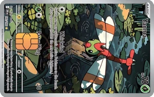 Yanma 183/182 Team Rocket Destined Rival Credit Debit sticker holographic - Picture 1 of 2