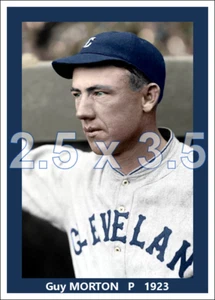 Guy Morton - 1923 Cleveland Indians - choose a style - colorized print - Picture 1 of 3