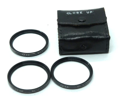 Set of 3 Vivitar Close-UP Macro Filters 52 mm +1 +2 +4 - Image 1 of 2
