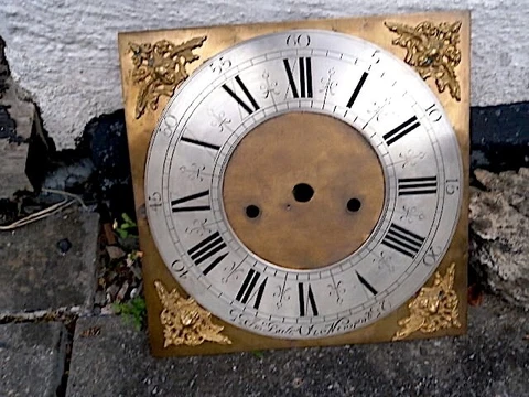 1740  LONGCASE GRANDFATHER CLOCK DIAL 10  inch Cover