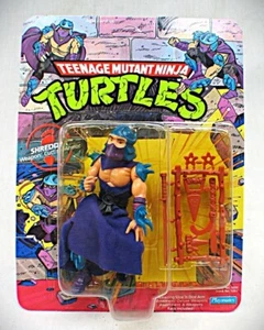 Vintage 1990 TMNT Action Figure "Shredder" No. 5007 Excellent on Card Unpunched - Picture 1 of 7