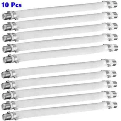 10 Piece Flat RG-6 F Connector Under Window Jumper Coax Coaxial Cable SKY31100 - Image 1 of 3