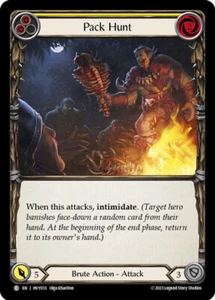 Pack Hunt (gelb) Common Heavy Hitters Flesh and blood TCG NM - Bild 1 von 1