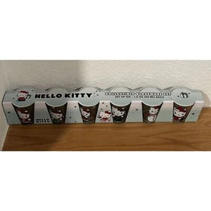 Hello Kitty von Sanrio Sammlerstück Glaswaren, Set mit 6 Schnapsgläsern, je 1,5 Oz - Bild 1 von 4