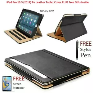Für Apple iPad Pro 10,5" 2017 Luxus PU Leder Tablet Folio Etui Ständer Abdeckung - Bild 1 von 8