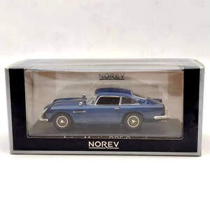 Norev 1/43 Aston Martin DB5 Coupe 1964 Blue Diecast Model Car Limited Collection
