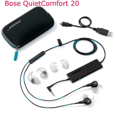 Bose QuietComfort 20 QC20 Auricolari con cancellazione del rumore per iOS/Android - Immagine 1 di 4
