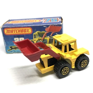 Lesney Matchbox Superfast No. 29 Tractor Shovel 1976 Yellow - England W/Box - Picture 1 of 22