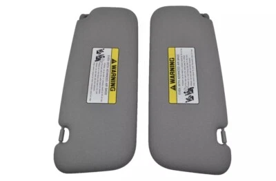 Juego de pares de parasoles lado izquierdo derecho Hyundai Accent 2012-2017 vinilo gris OEM Foto 1 de 4