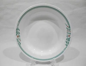 ❤️ NEW Corelle ROSEMARIE 15-oz BOWL Flat Rimmed Shallow Soup Plate Floral Spray - Picture 1 of 4