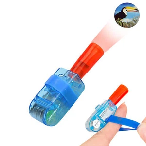 5pcs LED Finger Lights Mini Light Up Finger Ring Lights Toys Kids Party Favors - Picture 1 of 12