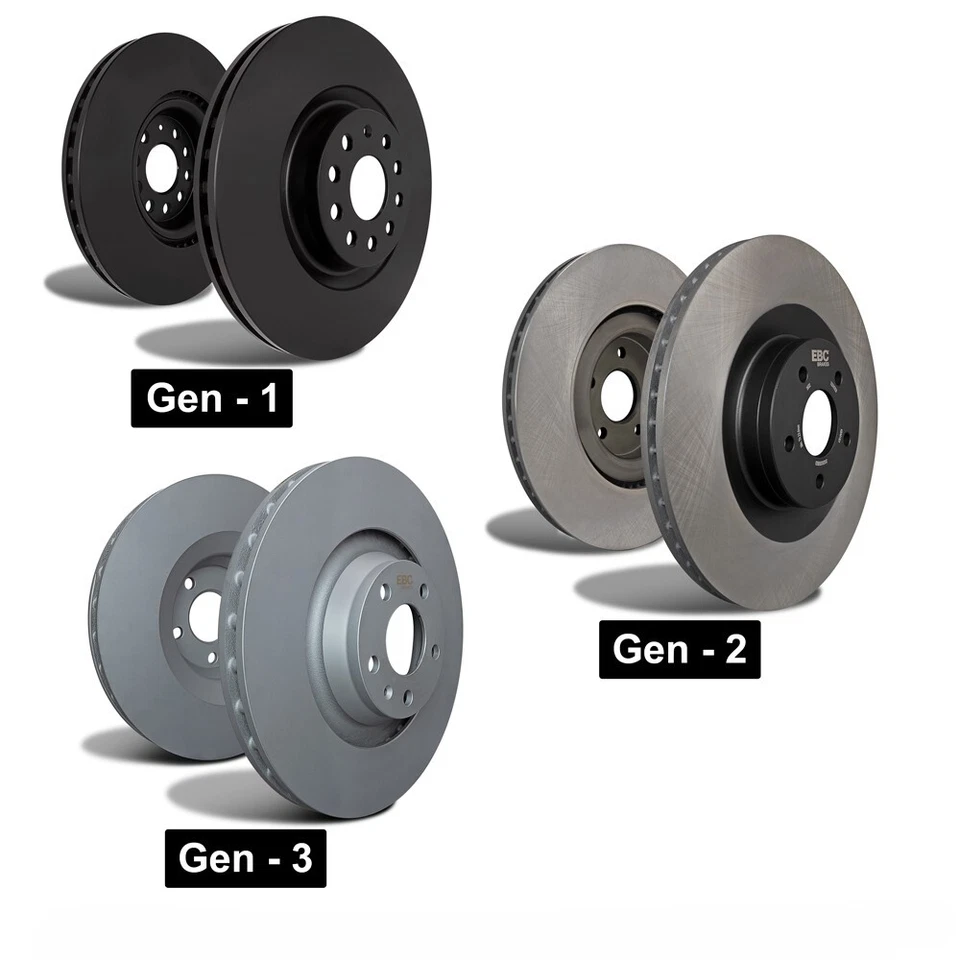 EBC Rear Brake Discs 300mm for BMW 1 Series E8x 3 Series E9x D1358 - Image 1 of 1